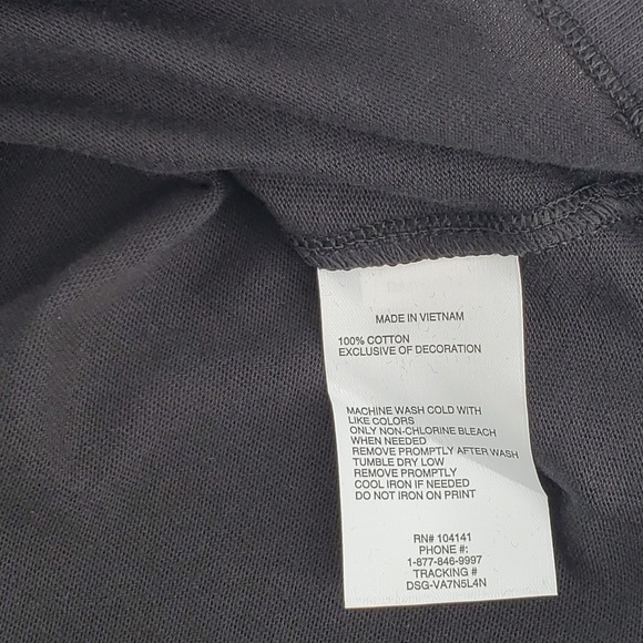 DSG Girls Size Medium Harlem Basketball Graphic Tee Boxy Pure Black 100% Cotton - Picture 8 of 8